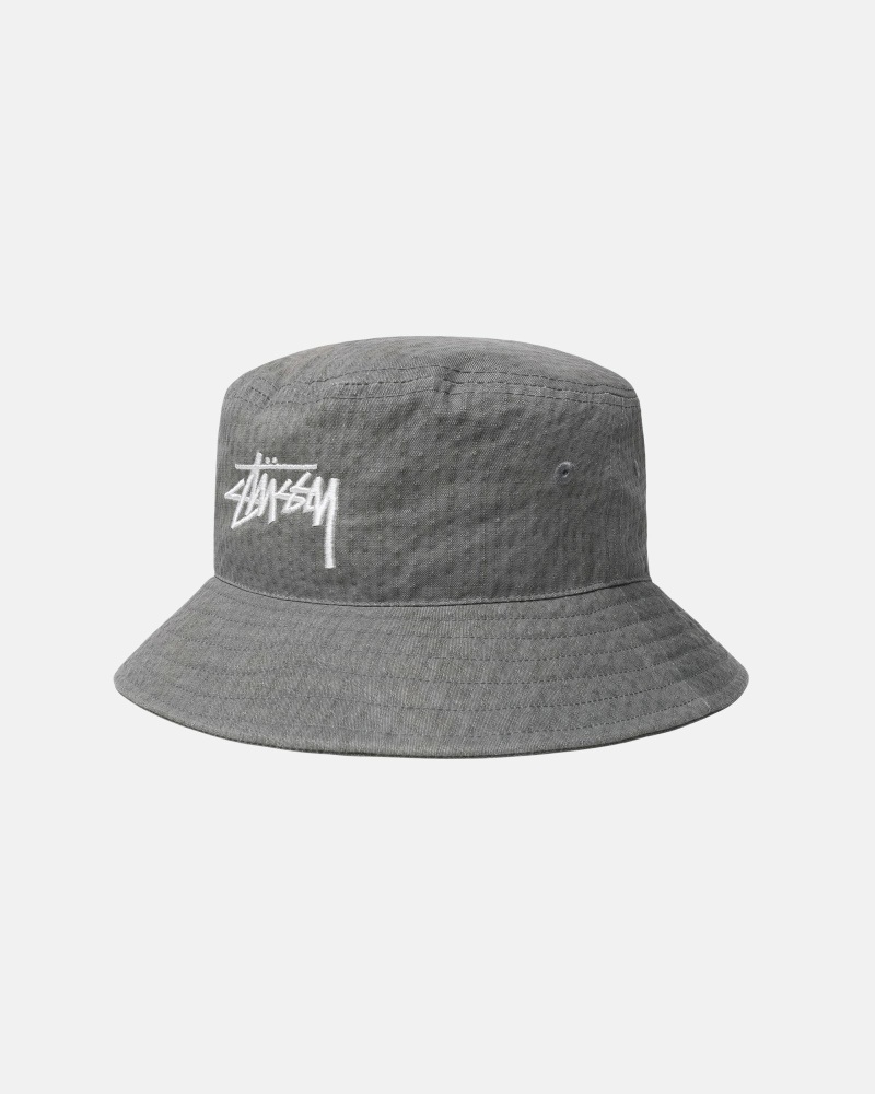 Grey Men's Stussy Thermochromatic Bucket Hats | AU0000502