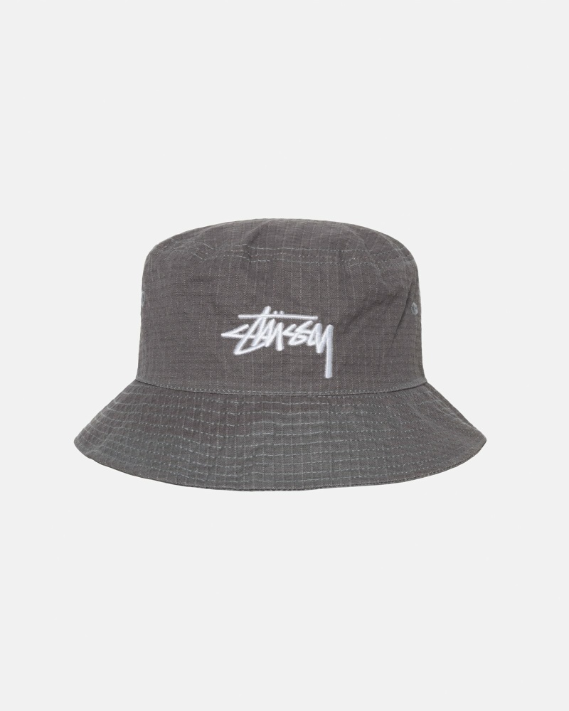 Grey Men\'s Stussy Thermochromatic Bucket Hats | AU0000502