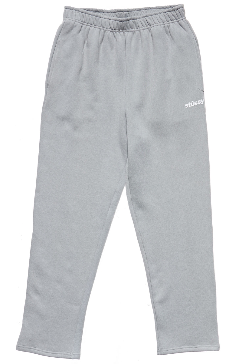 Grey Women\'s Stussy Italic Crop Sweat Pants | AU0000563