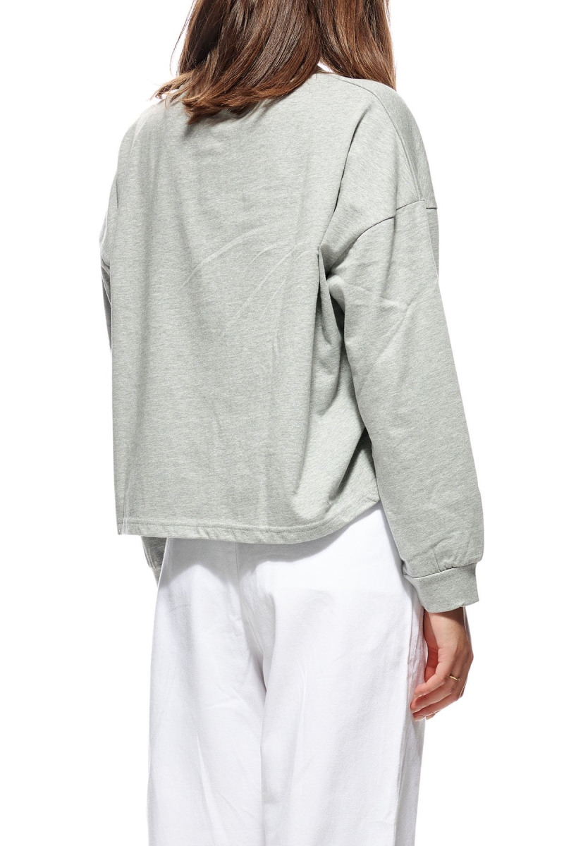 Grey Women's Stussy Jerome Henley Sportswear | AU0000772