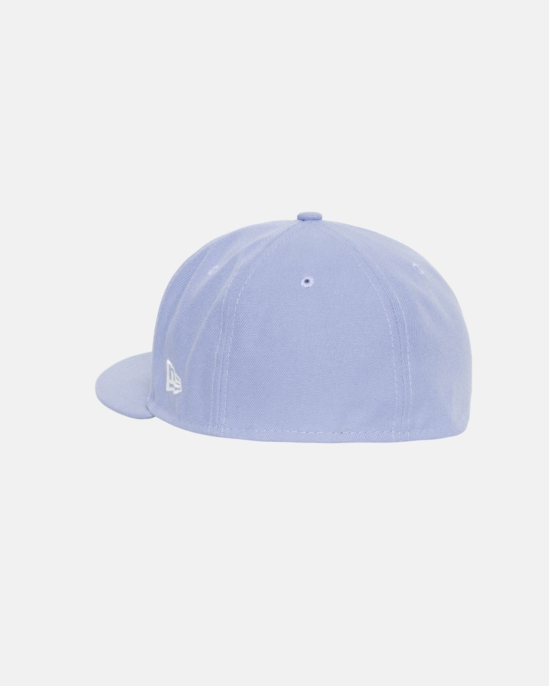 Lavender Men's Stussy Authentic New Era Caps | AU0000374