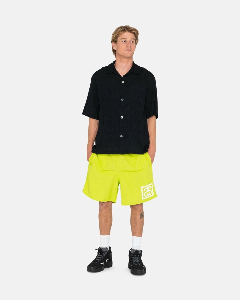 Light Green Men's Stussy Ss-Link Shorts | AU0000682