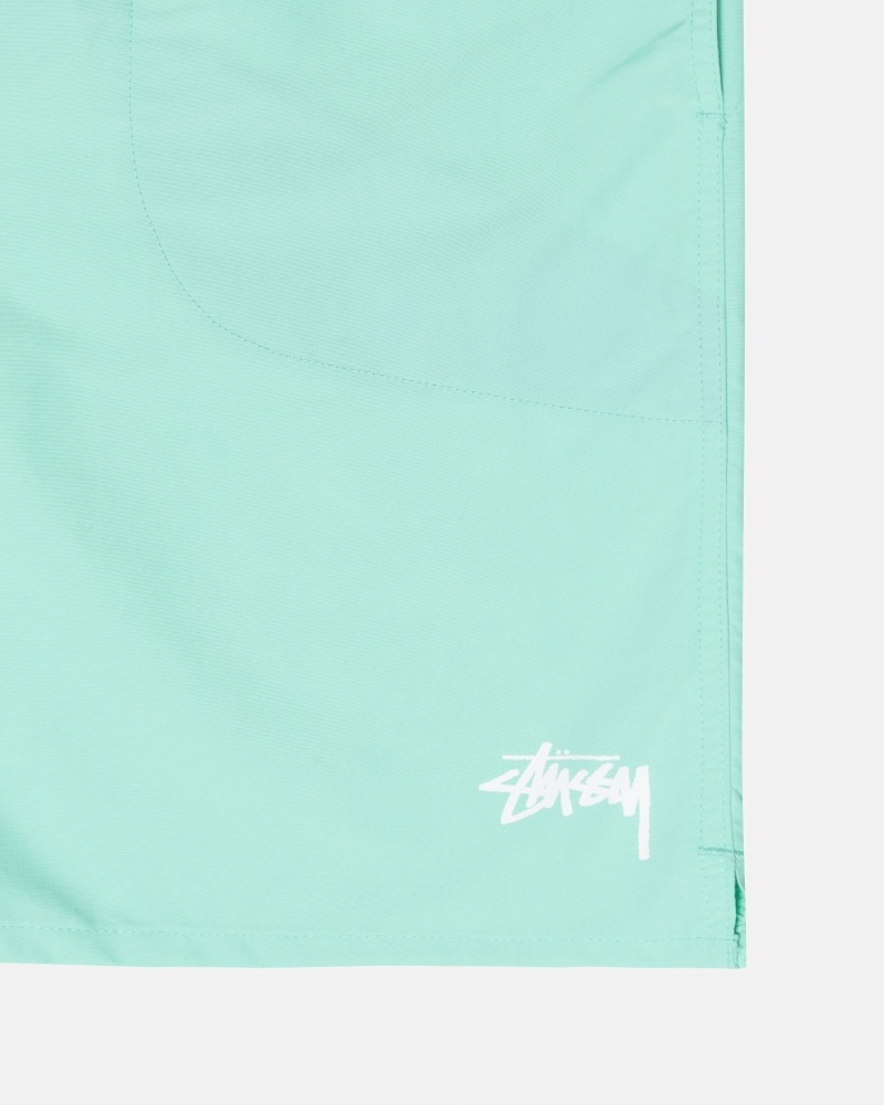 Light Turquoise Men's Stussy Stock Shorts | AU0000695