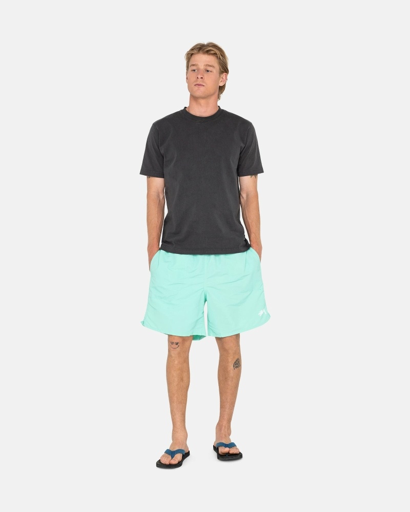 Light Turquoise Men's Stussy Stock Shorts | AU0000695