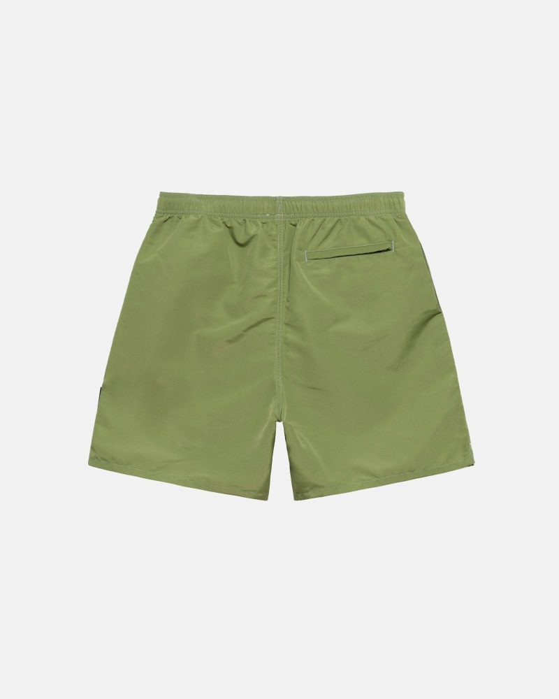 Light Turquoise Men's Stussy Surfman Patch Shorts | AU0000702