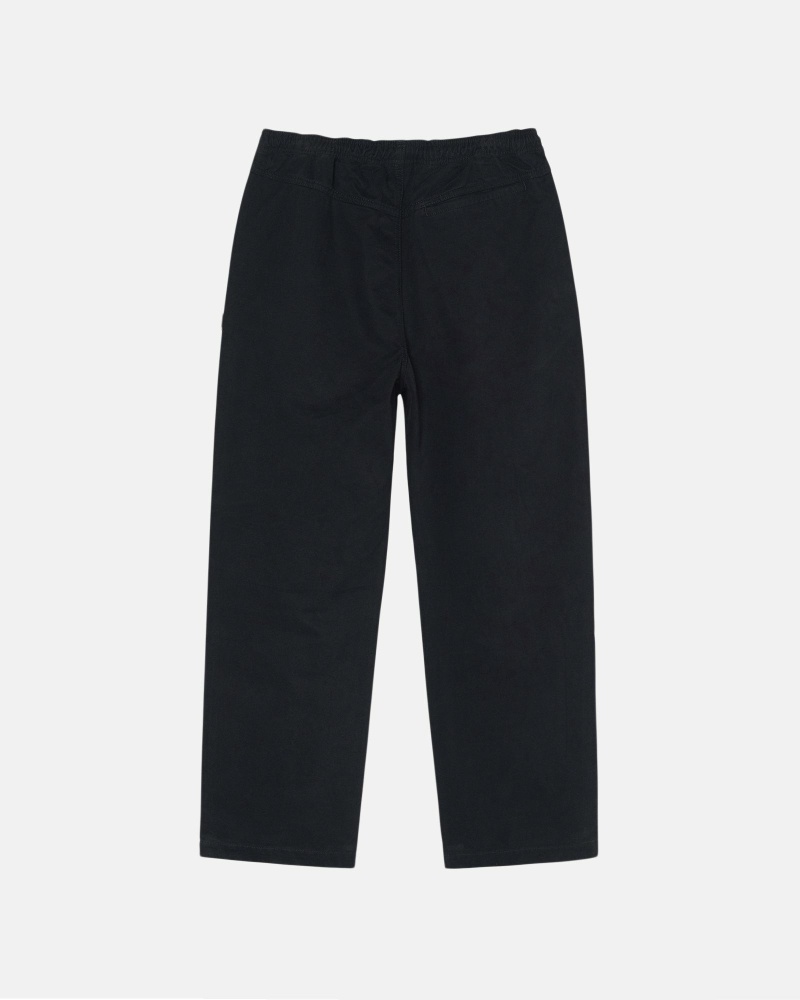 Navy Men's Stussy Brushed Beach Pants | AU0000546