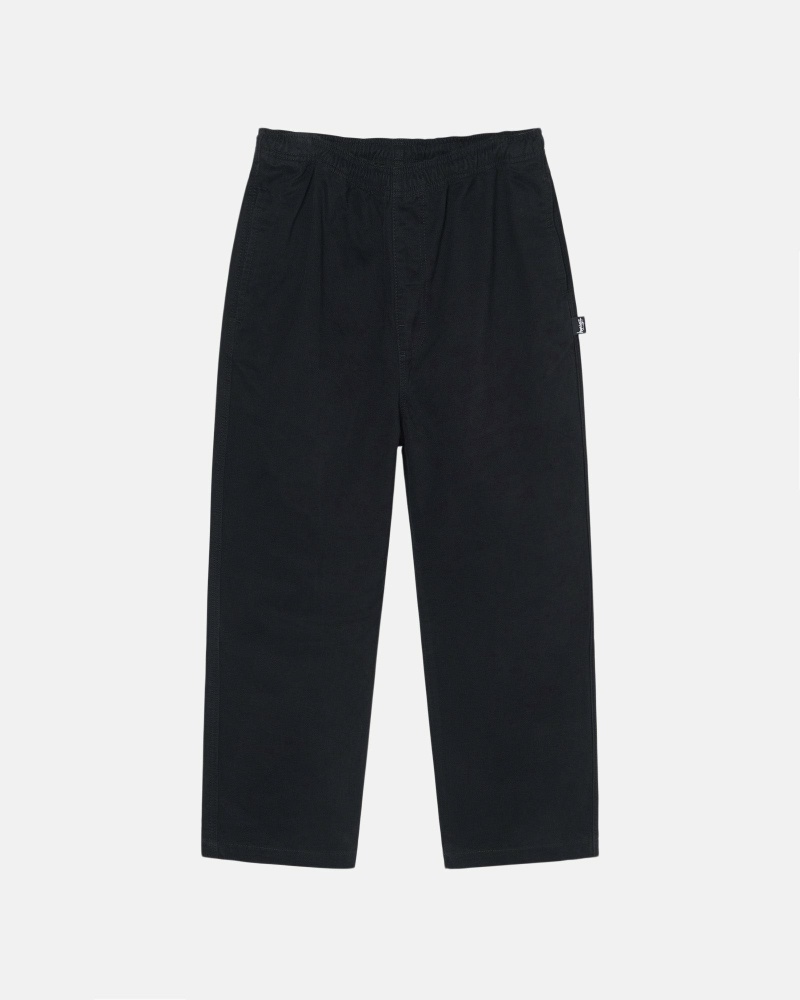 Navy Men\'s Stussy Brushed Beach Pants | AU0000546