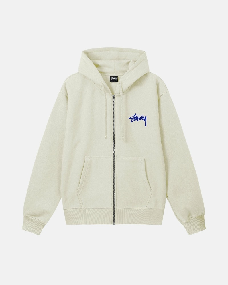 Navy Men's Stussy Sara Zip Hoodies | AU0000061