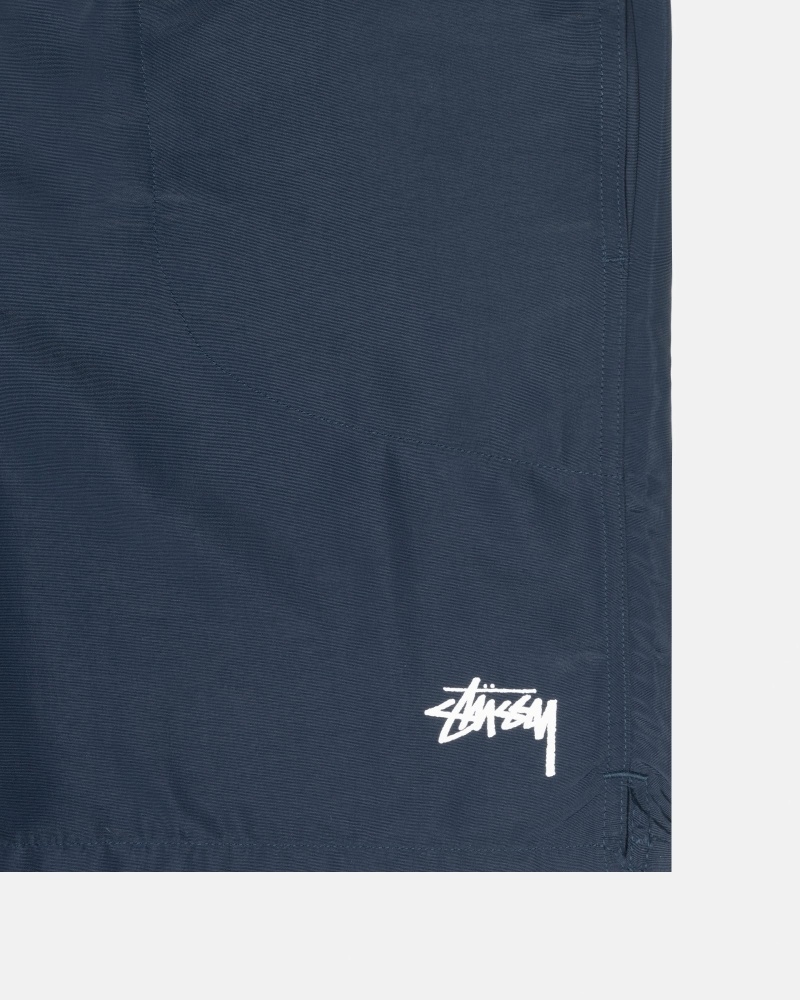 Navy Men's Stussy Stock Shorts | AU0000688