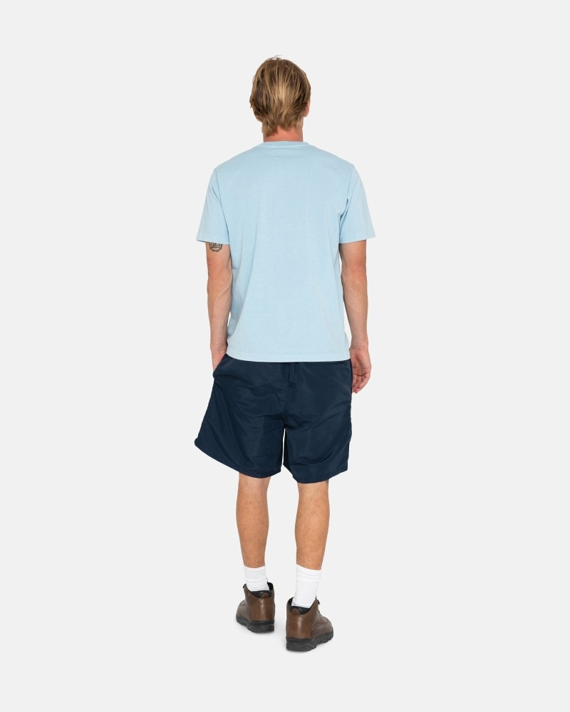 Navy Men's Stussy Stock Shorts | AU0000688