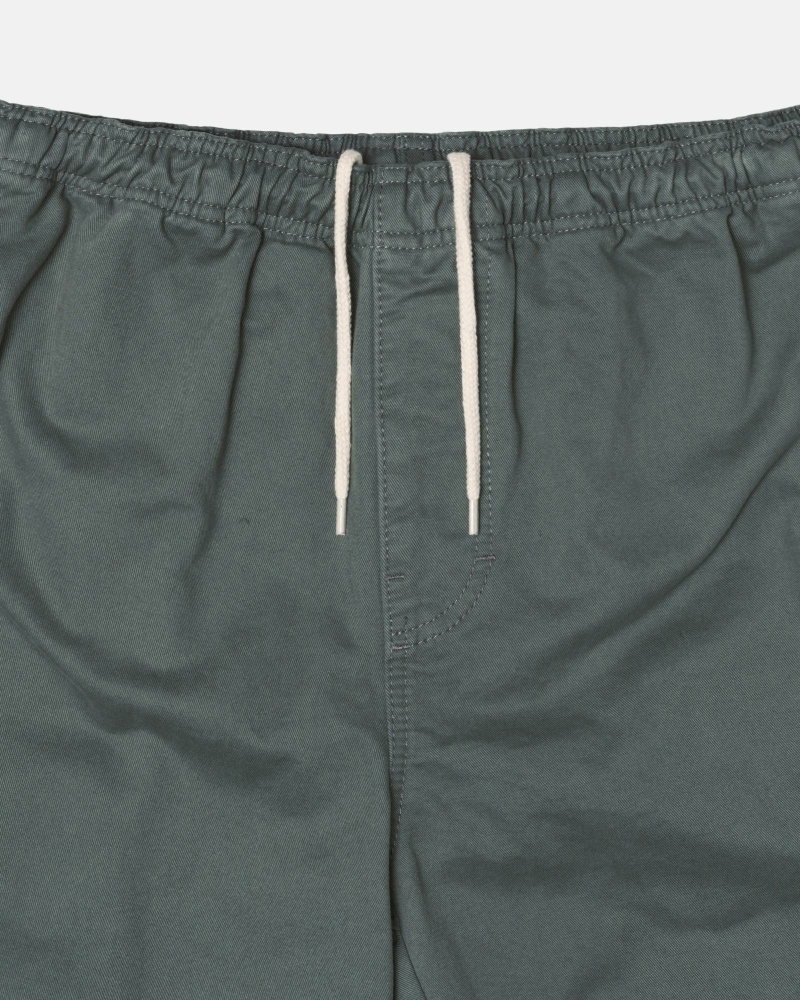 Olive Men's Stussy Brushed Shorts | AU0000631