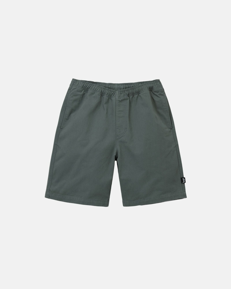 Olive Men\'s Stussy Brushed Shorts | AU0000631