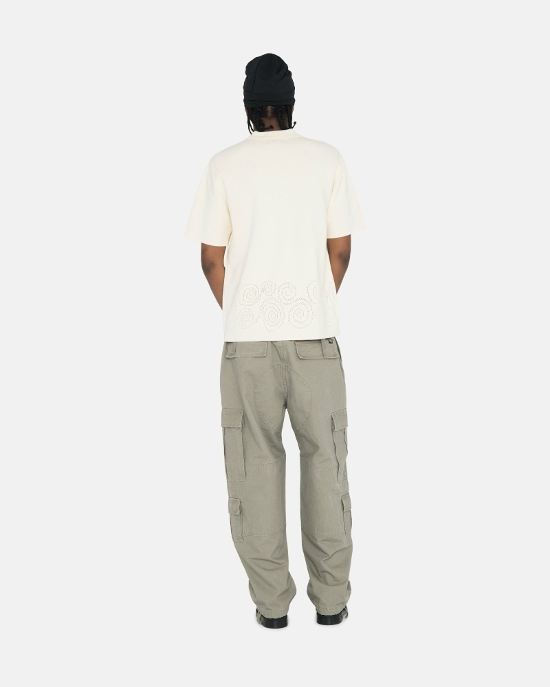 Olive Men's Stussy Ripstop Surplus Cargo Pants | AU0000593