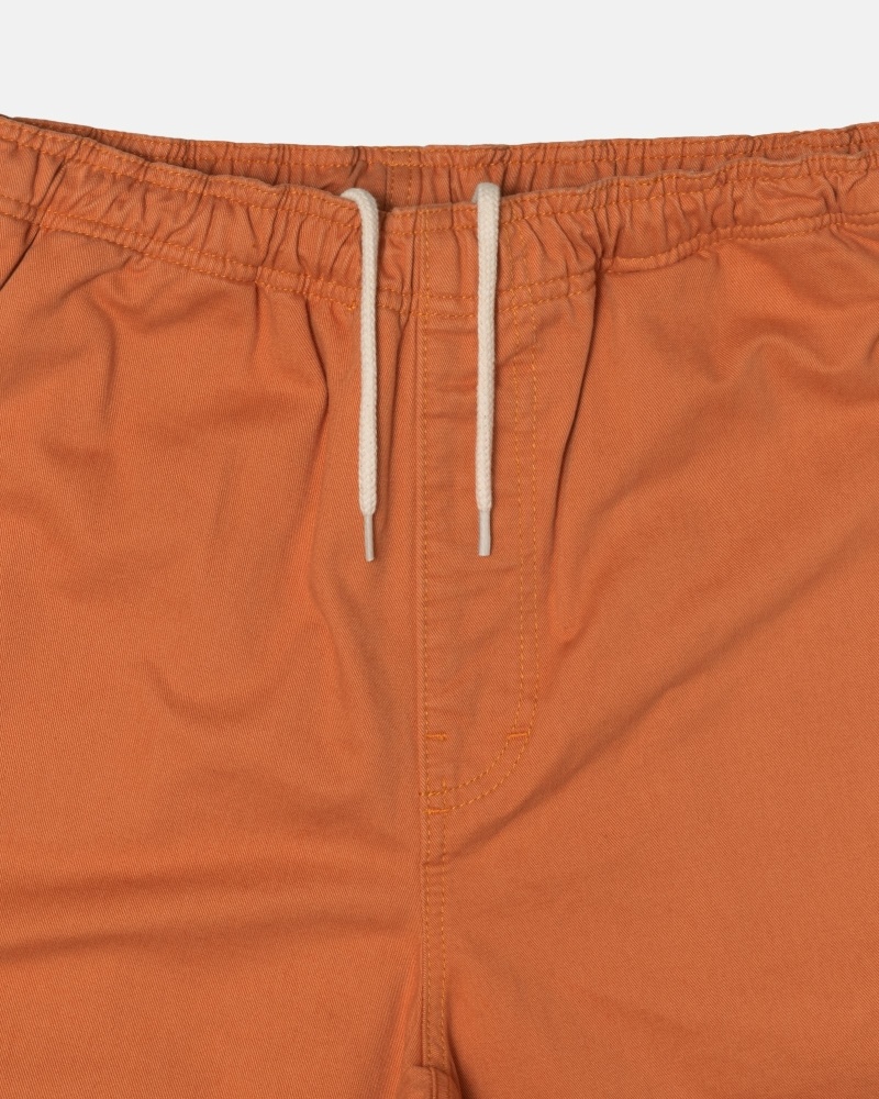 Orange Men's Stussy Brushed Beach Pants | AU0000545