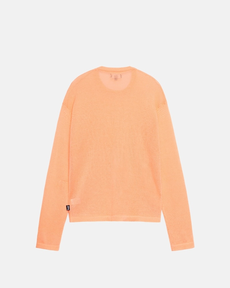 Orange Men's Stussy Light Sensitive Knit Sweater | AU0000532