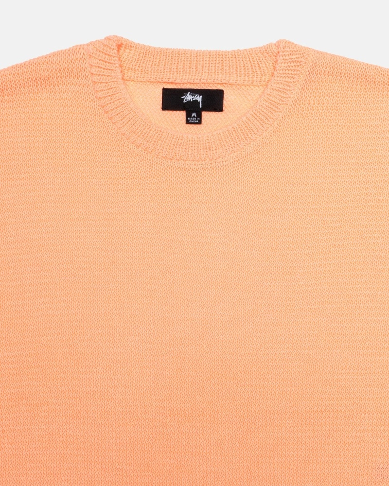 Orange Men's Stussy Light Sensitive Knit Sweater | AU0000532