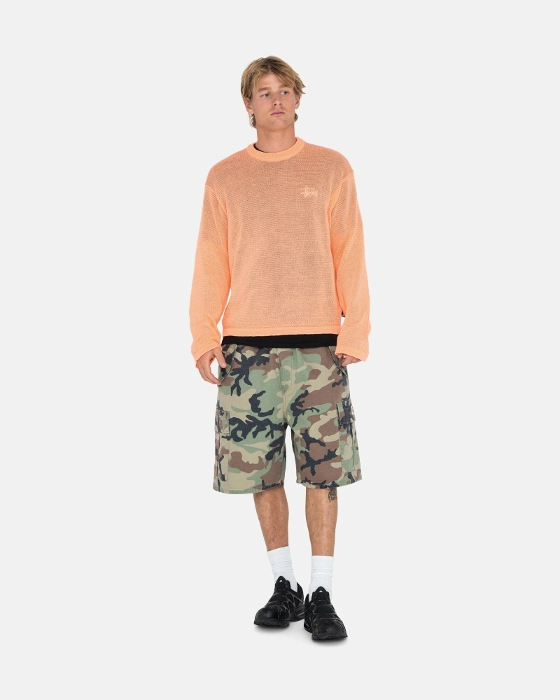 Orange Men's Stussy Light Sensitive Knit Sweater | AU0000532