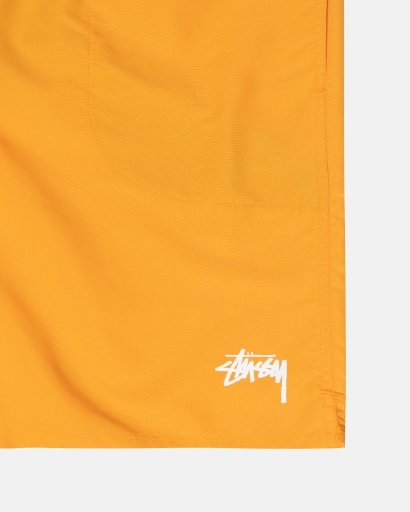 Orange Men's Stussy Stock Shorts | AU0000697