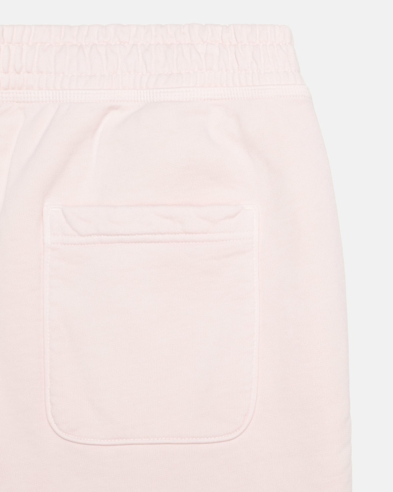 Pink Men's Stussy Overdyed Stock Logo Sweatpants | AU0000882