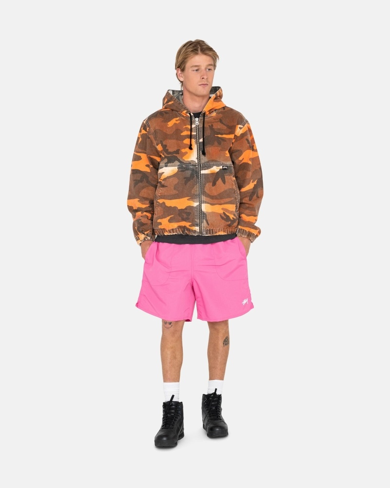 Pink Men's Stussy Stock Shorts | AU0000689