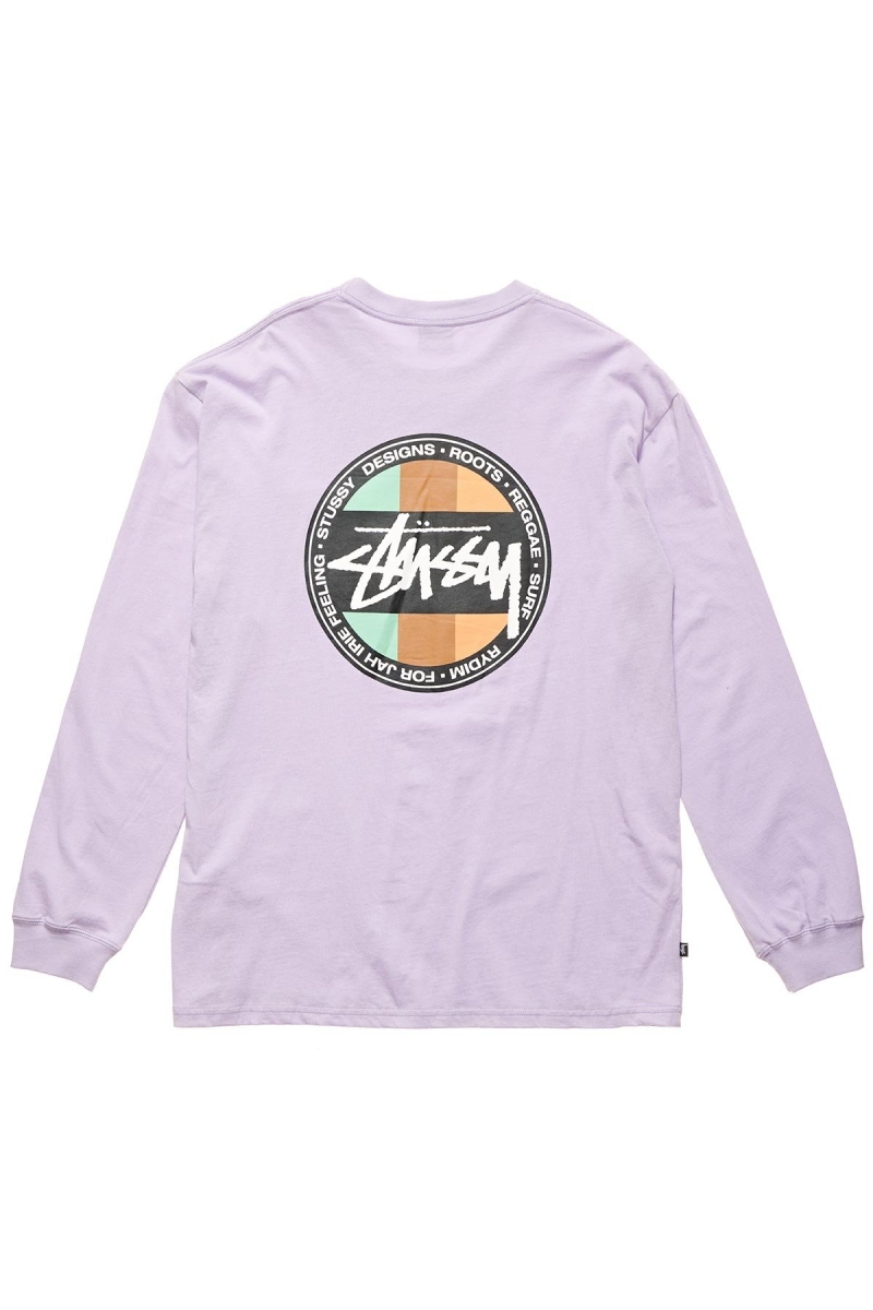 Pink Men's Stussy Surf Dot Pocket Tee Sweatshirts | AU0000959