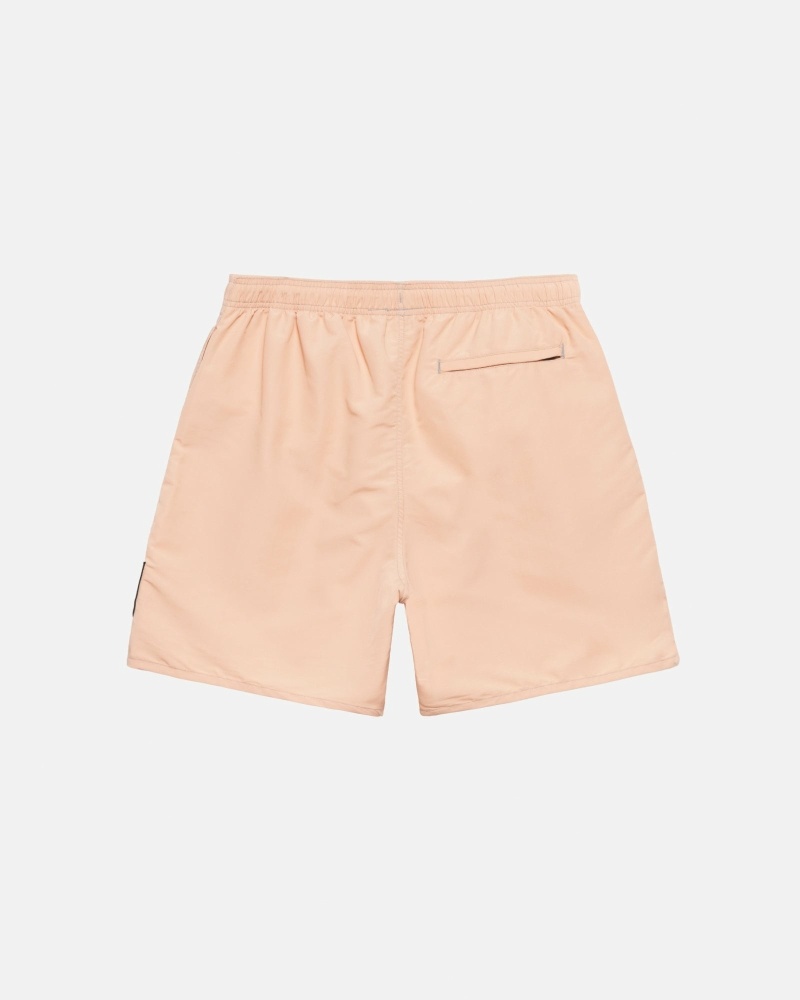 Pink Men's Stussy Surfman Patch Shorts | AU0000701