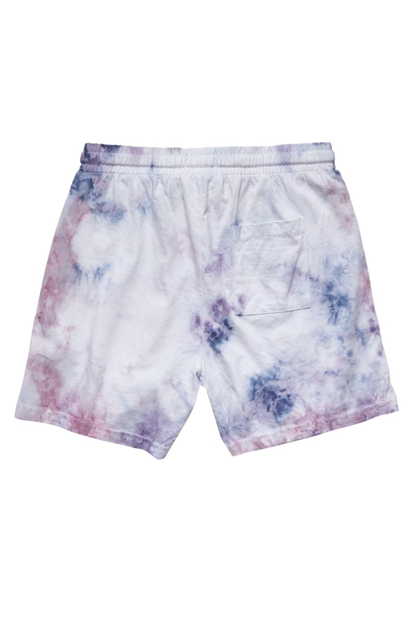 Pink Women's Stussy Designs Rugby Marble Short Shorts | AU0000641