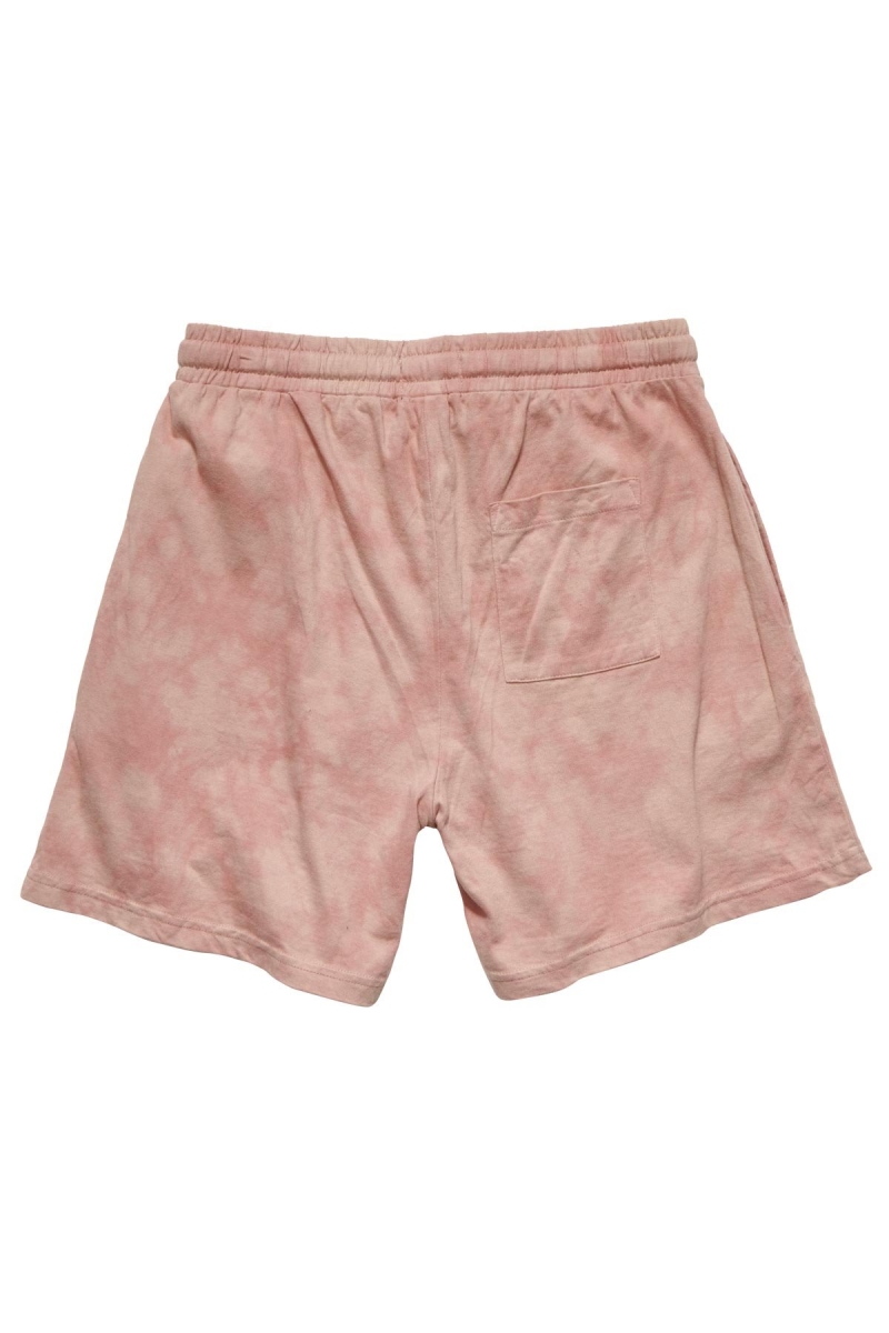 Pink Women's Stussy Designs Rugby Marble Shorts | AU0000643