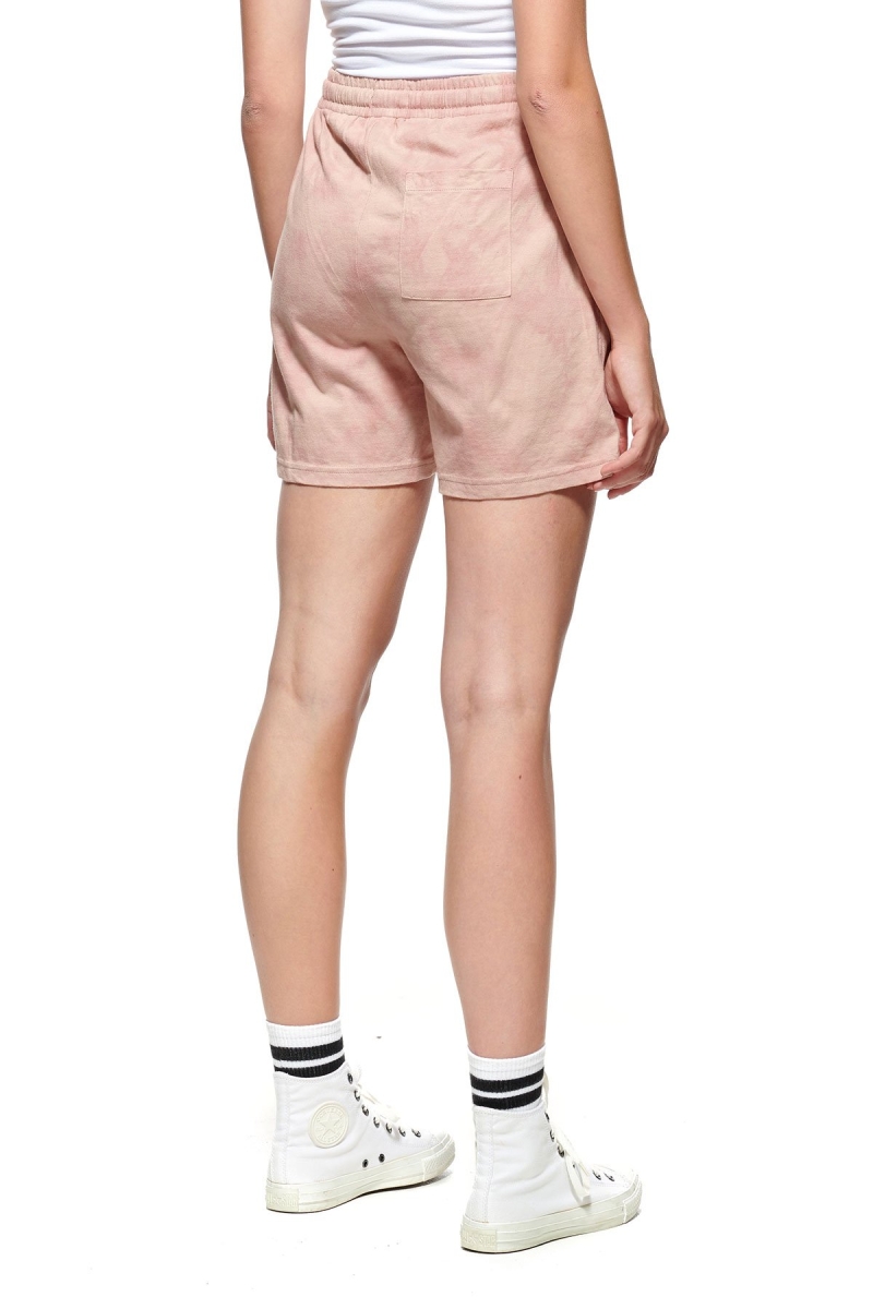 Pink Women's Stussy Designs Rugby Marble Shorts | AU0000643