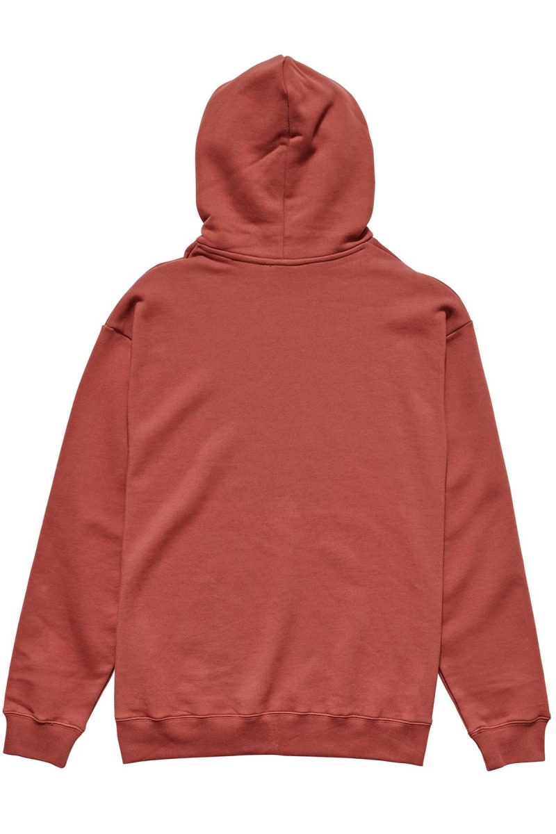 Red Men's Stussy City Circle Hoodies | AU0000028