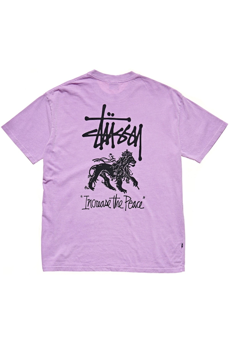 Red Men's Stussy Increase The Peace SS T Shirts | AU0000223