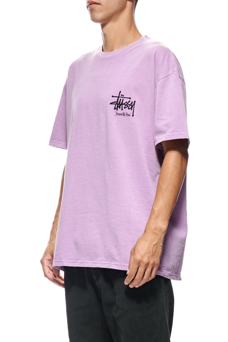 Red Men's Stussy Increase The Peace SS T Shirts | AU0000223