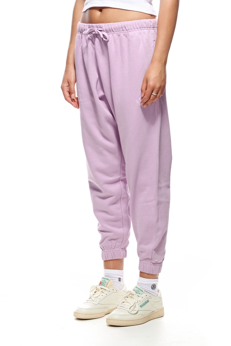 Red Women's Stussy City Circle Track Pants | AU0000976