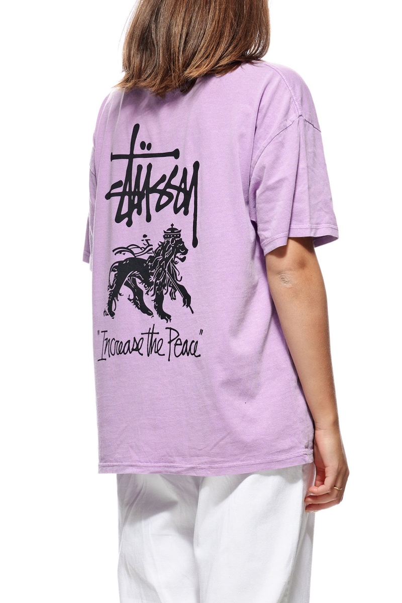 Red Women's Stussy Regal Relaxed T Shirts | AU0000258