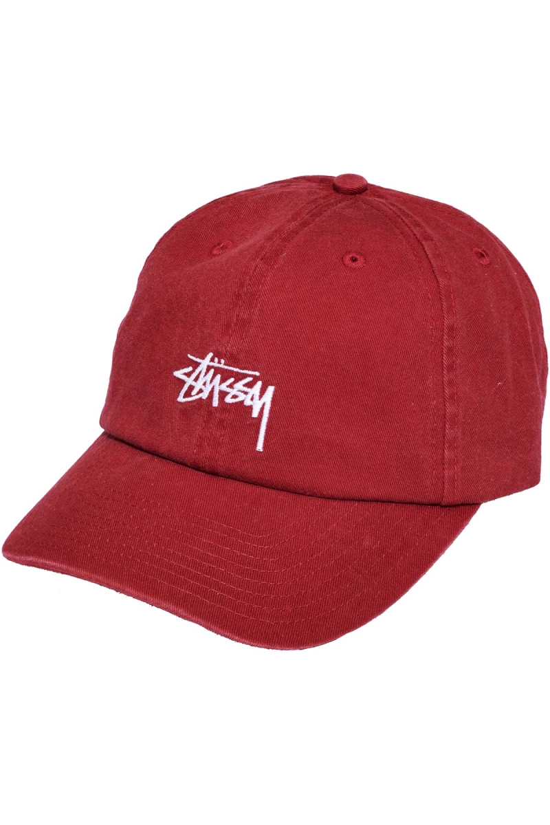 Red Women\'s Stussy Stock Low Pro Hats | AU0000497