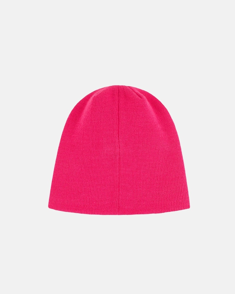 Rose Pink Men's Stussy Basic Skullcap Beanie | AU0000388