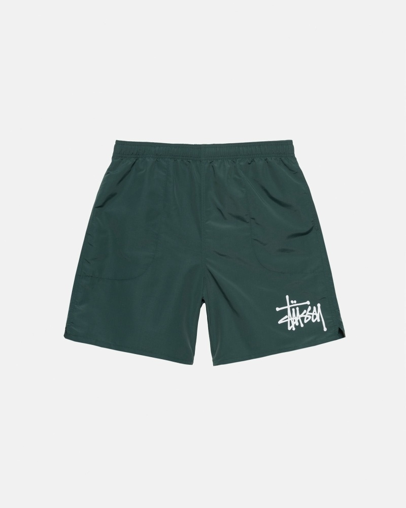 Turquoise Men\'s Stussy Big Basic Shorts | AU0000622