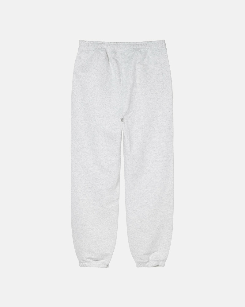 White Men's Stussy 8 Ball Embroidered Pant Sweatpants | AU0000873