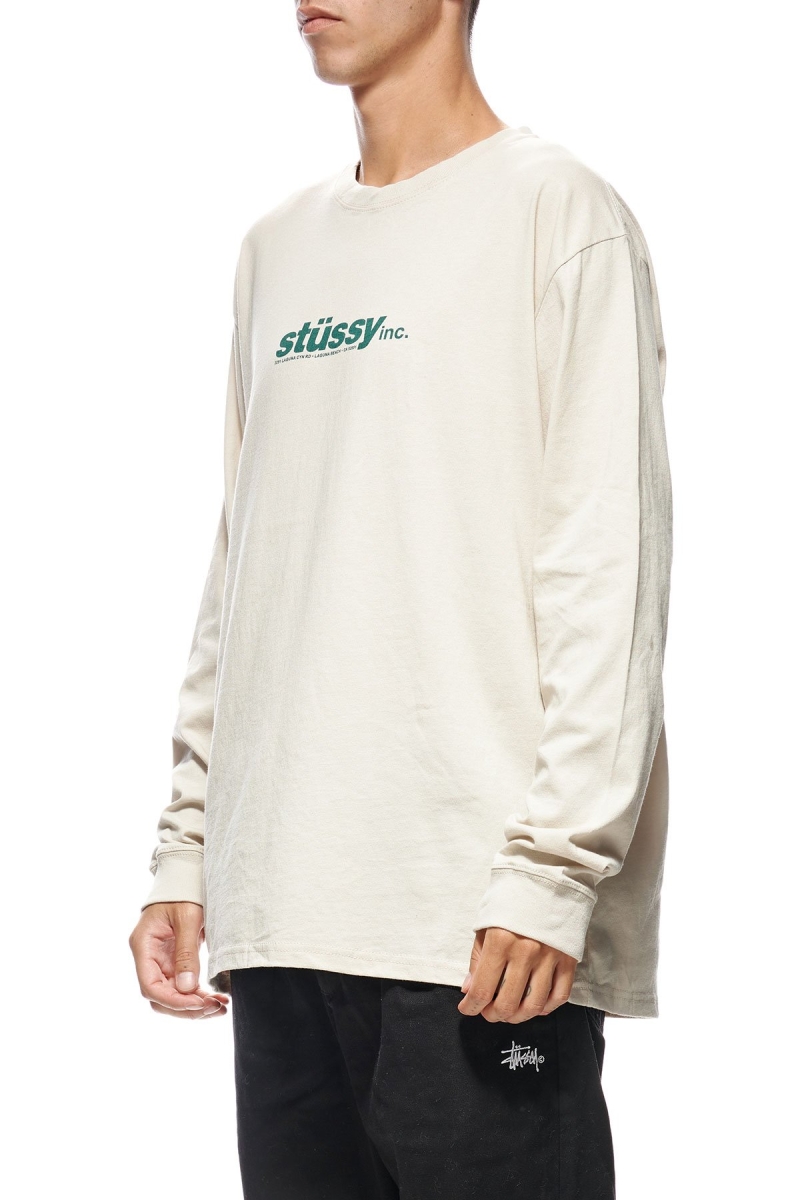 White Men's Stussy Cities Sweatshirts | AU0000902