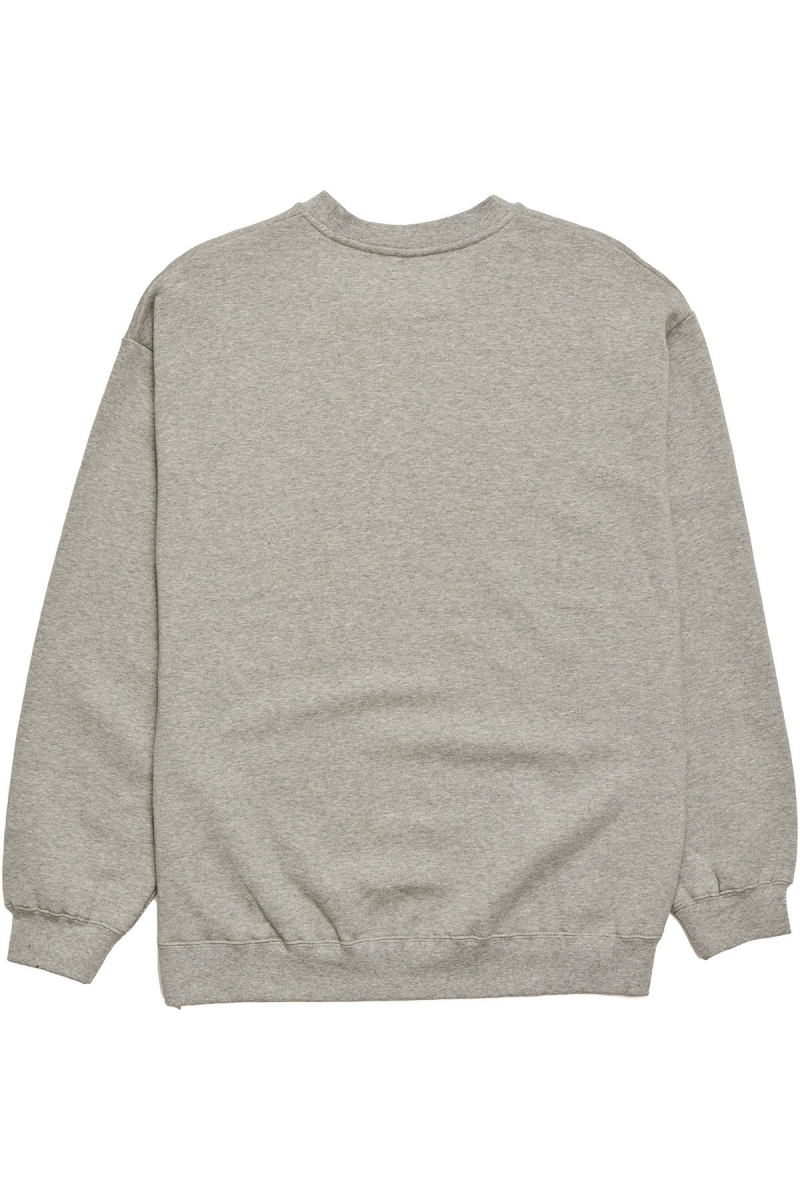 White Men's Stussy Graffiti Crew Sweaters | AU0000836