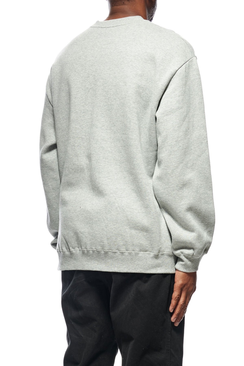 White Men's Stussy Graffiti Crew Sweaters | AU0000836