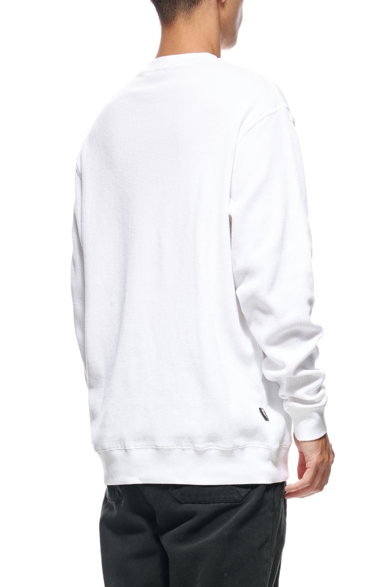 White Men's Stussy Pocket Sweatshirts | AU0000951