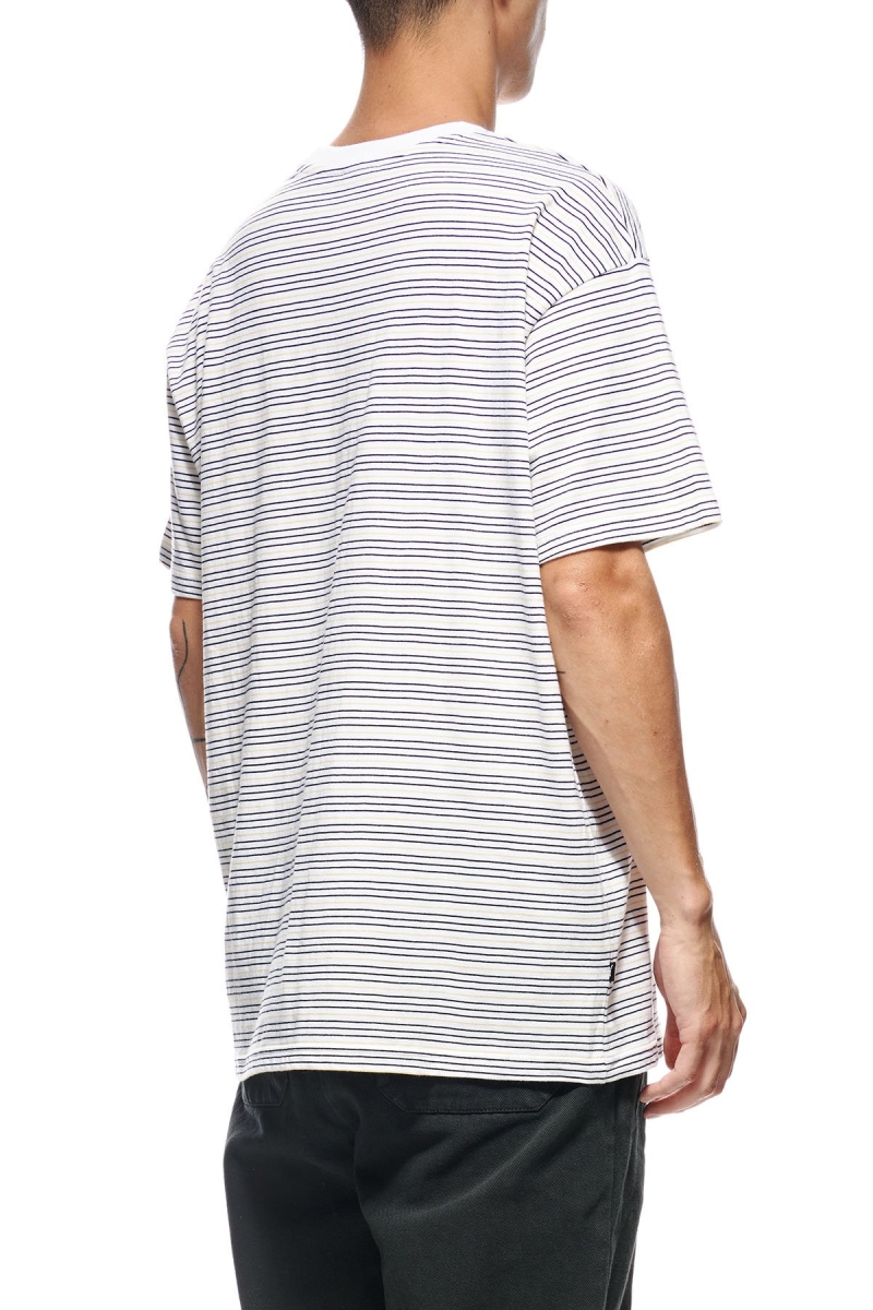 White Men's Stussy Stock Pocket SS T Shirts | AU0000275