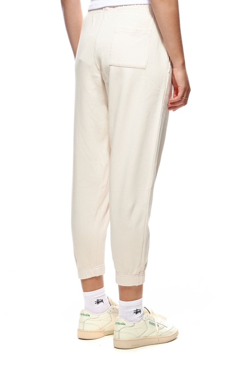 White Women's Stussy City Circle Trackpant Track Pants | AU0000980