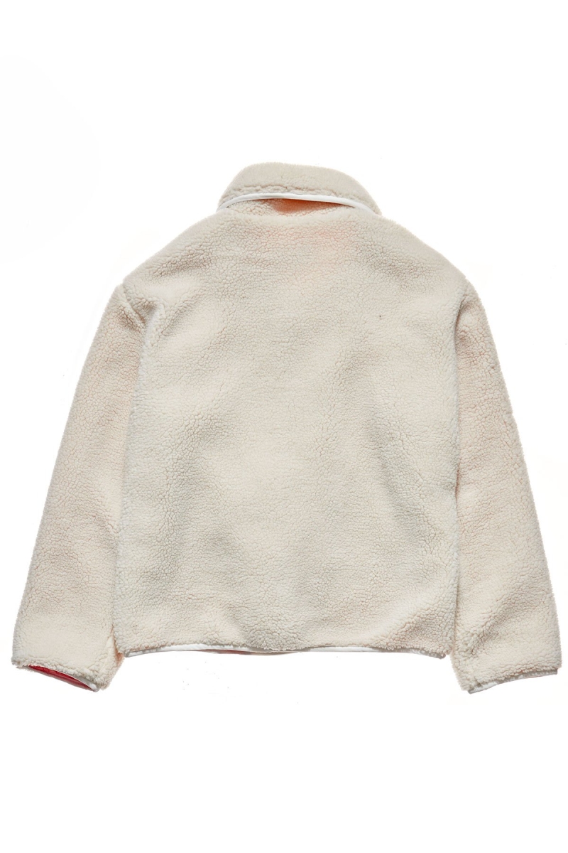 White Women's Stussy Graffiti Sherpa Coaches Jackets | AU0000344