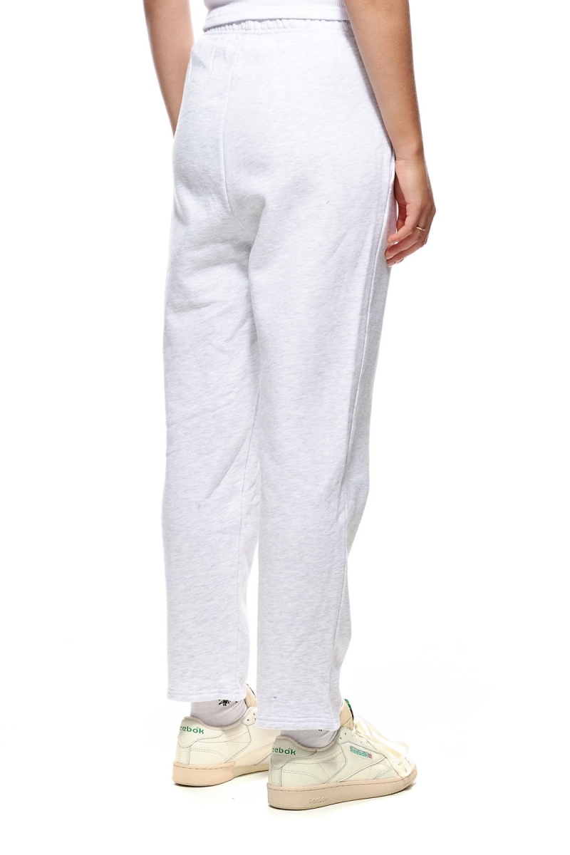 White Women's Stussy Italic Crop Sweat Pants | AU0000561