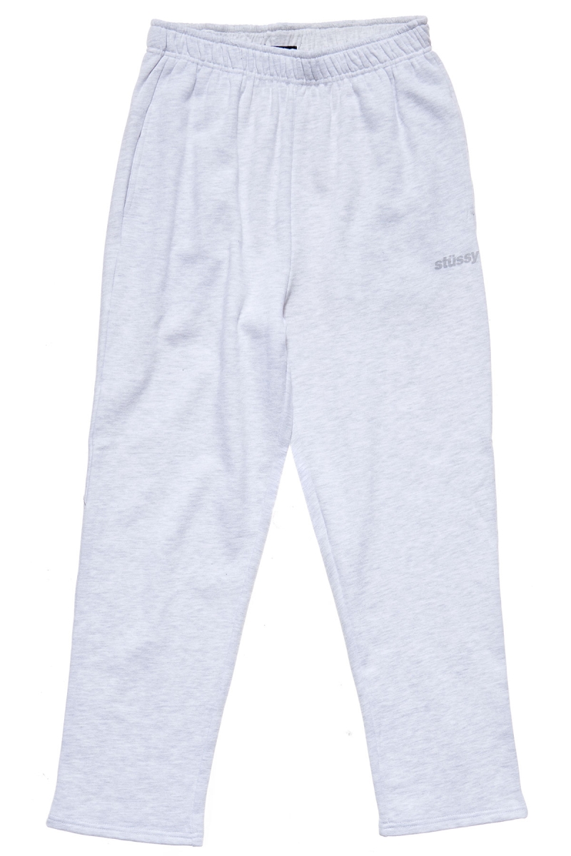 White Women\'s Stussy Italic Crop Sweat Pants | AU0000561