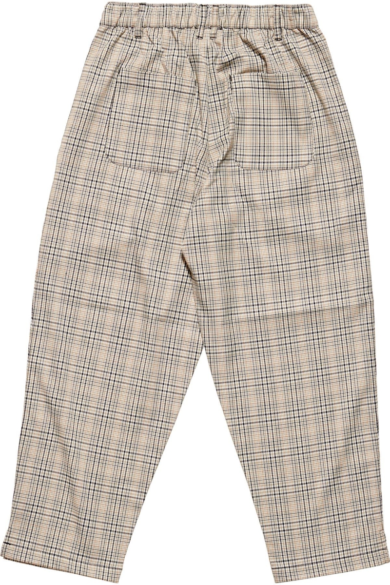 White Women's Stussy Prescott Check Pants | AU0000580