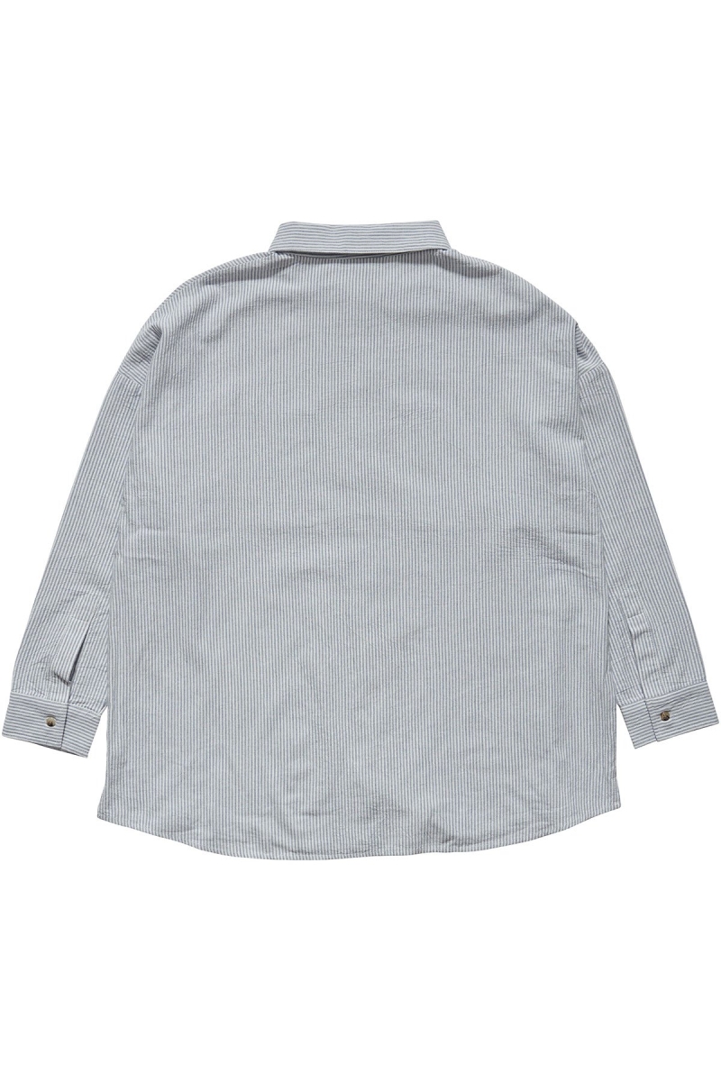 White Women's Stussy Shoreline BF Linen Shirt Sportswear | AU0000785