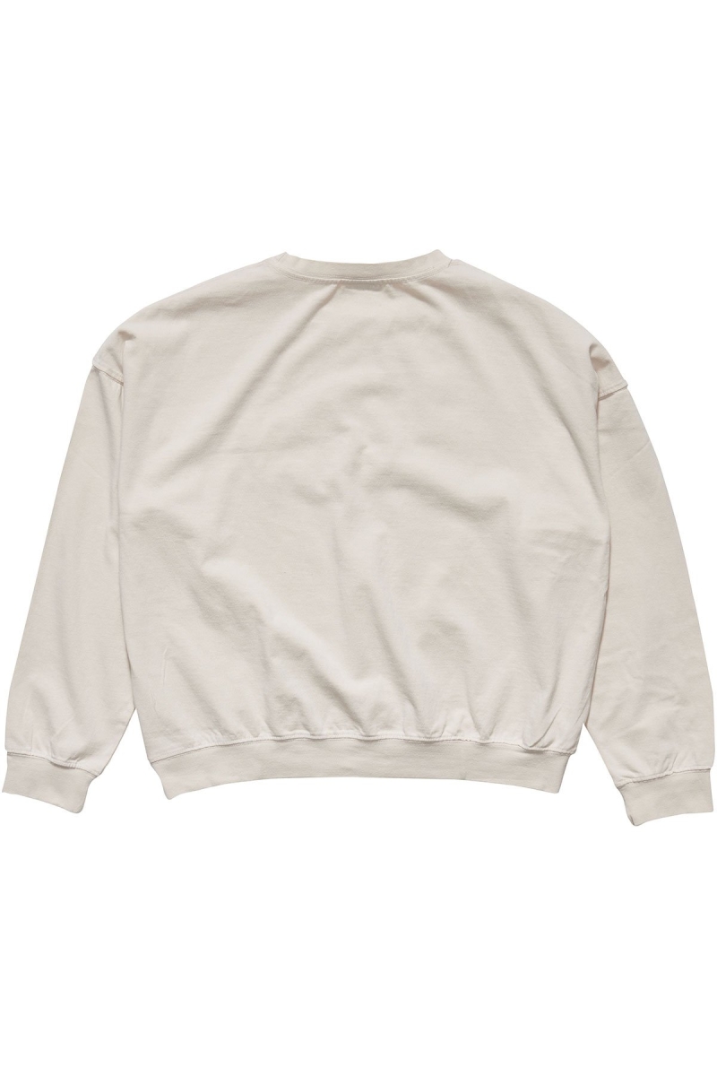 White Women's Stussy Trail Embroidered Rugby Crew Sportswear | AU0000799